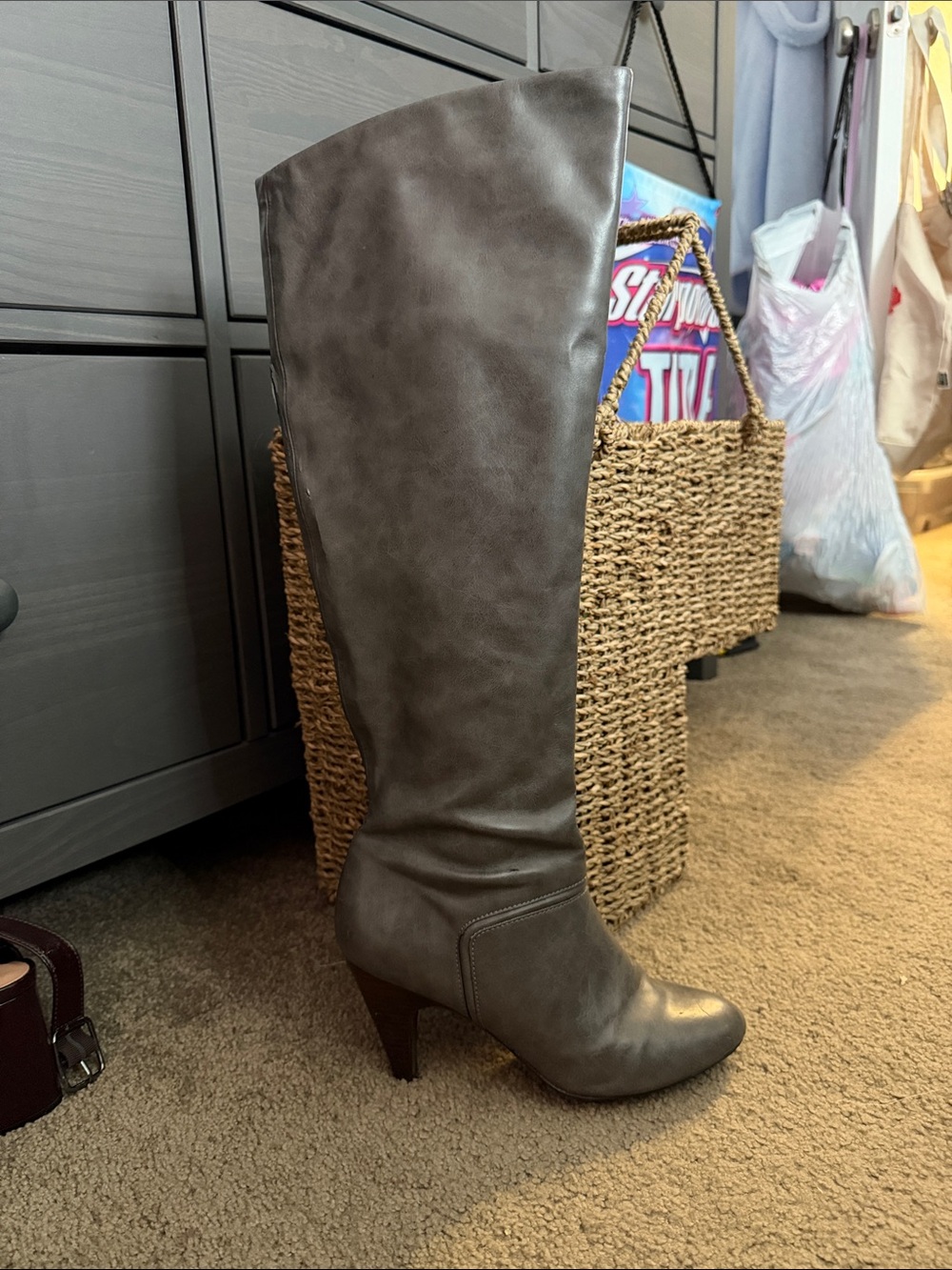 Colin Stuart Gray Over-the-Knee Leather Boots